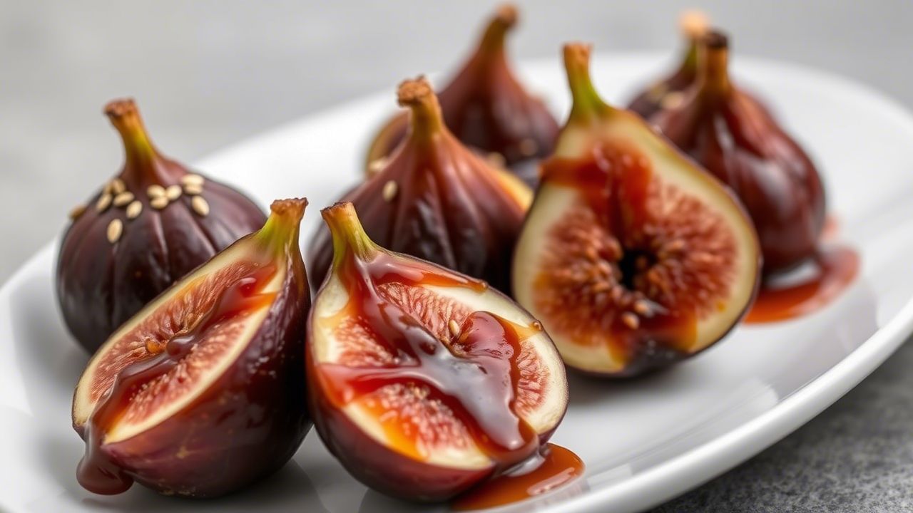 Deliciosos higos caramelizados con vinagre balsámico